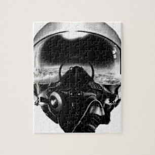 Fighter Pilot Helmet Jigsaw Puzzle