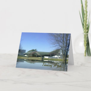 Fighter plane (F4-Phantom) Card