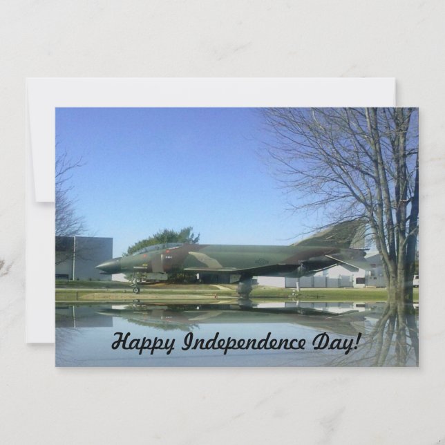 Fighter plane (F4-Phantom) Invitation (Front)