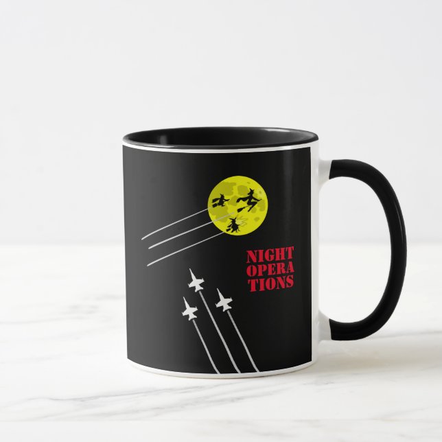 Fighter planes and witches. Night operations Mug (Right)