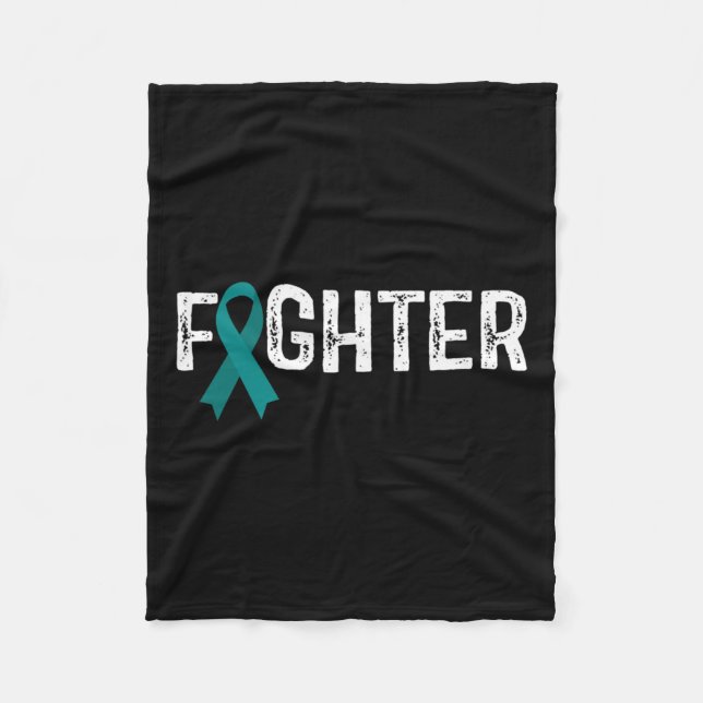 Fighter Post Traumatic Stress Disorder Awareness  Fleece Blanket (Front)