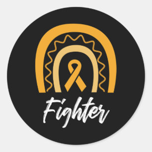 Fighter Rsd Crps Awareness Classic Round Sticker