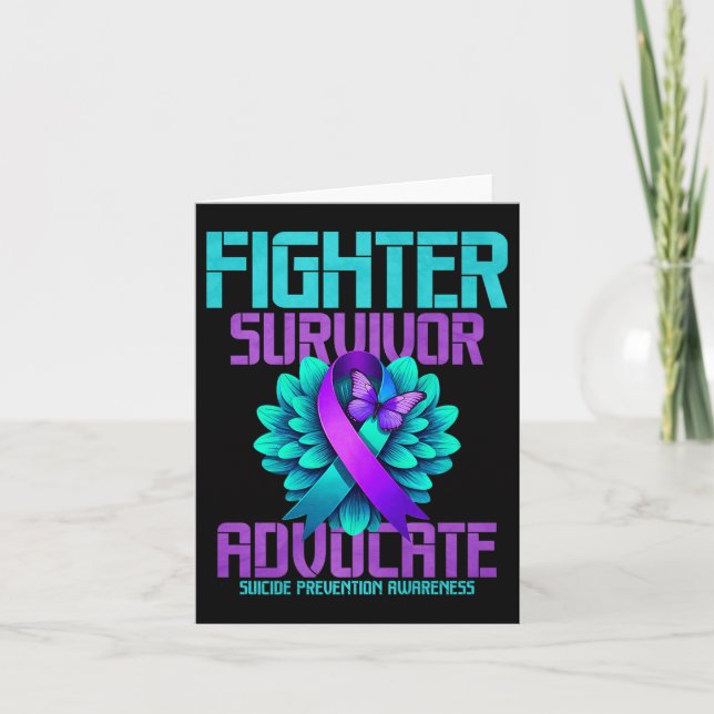 Fighter Survivor Advocate Premium  Card (Front)