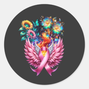 FIGHTER'S BEAUTY CLASSIC ROUND STICKER