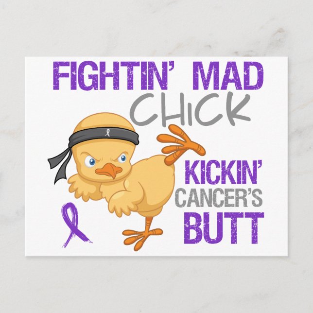 Fightin Chick GIST Cancer Postcard (Front)