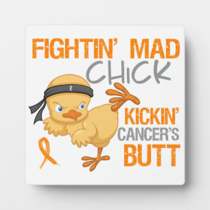 Fightin Chick Leukaemia Plaque
