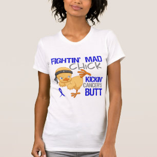 Fightin Chick Rectal Cancer T-Shirt