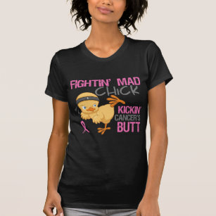 Fightin' Mad Chick Breast Cancer T-Shirt