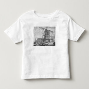 Fighting a fire in a windmill near Worden, from a Toddler T-Shirt