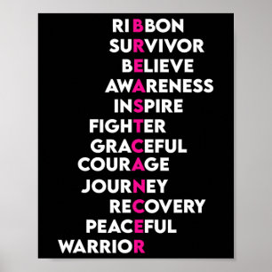 Fighting Breast Cancer Still Strong Breast Cancer Poster