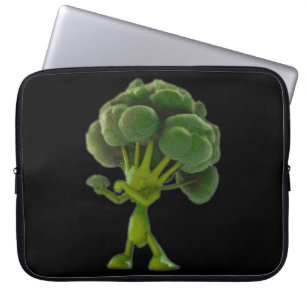 Fighting Broccoli BBrrooccccooolllliii! Laptop Sleeve