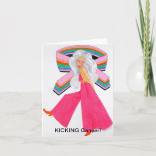 Fighting Cancer/Cancer Survivor original drawing Card