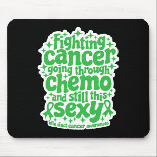 Fighting Cancer Chemo Still Y Bile Duct Cancer Awa Mouse Pad