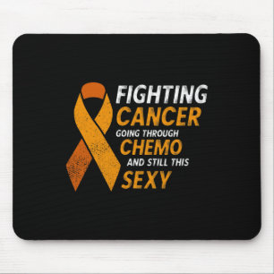 Fighting cancer leukaemia blood cancer awareness  mouse pad