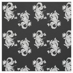 Fighting Chinese dragon pattern  Fabric