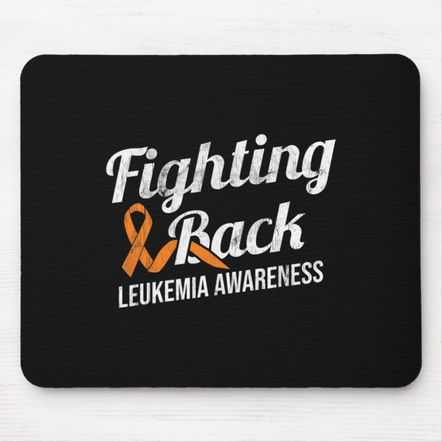 Fighting Ck Leukaemia Awareness Leukaemia Cancer R Mouse Pad (Front)