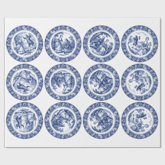 Fighting Couple Wrapping Paper