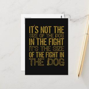 Fighting Dog Postcard
