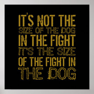 Fighting Dog Poster