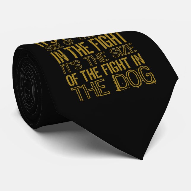 Fighting Dog Tie (Rolled)