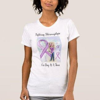 "Fighting Fibromyalgia One Day At A Time" T-Shirt