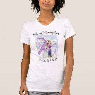 "Fighting Fibromyalgia One Day At A Time" T-Shirt