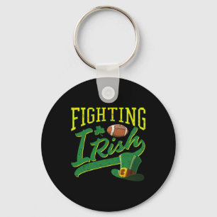 Fighting Irish Footbyll Vintage For Kids Men Famil Key Ring