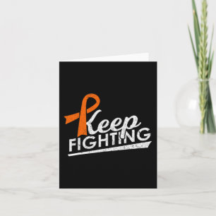 Fighting Leukaemia Multiple Sclerosis Warrior Awar Card