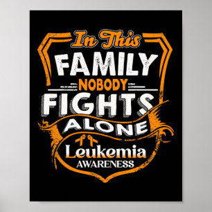 Fighting  - Leukemia Awareness  Poster