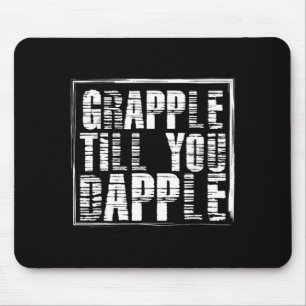 Fighting Mixed Martial Arts Mma Brazilian Jiu Mouse Pad