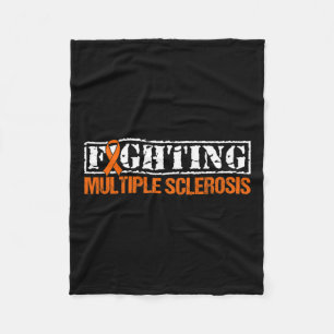 Fighting Ms Multiple Sclerosis Awareness 1 Fleece Blanket