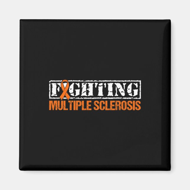 Fighting Ms Multiple Sclerosis Awareness 1  Magnet (Front)