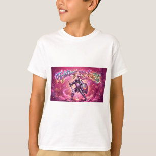 Fighting my battle text T-Shirt