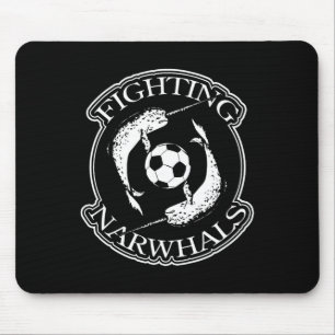 Fighting Narwhals Soccer Mouse Pad