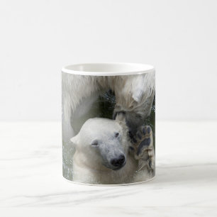 Fighting Polar Bears Coffee Mug