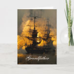 'Fighting Ships' Classic Grandfather Birthday Card<br><div class="desc">'Fighting Ships' Classic Grandfather Birthday Card - Depicting classic fighting ships this powerful and classic theme is perfect for Grandad's Birthday.</div>