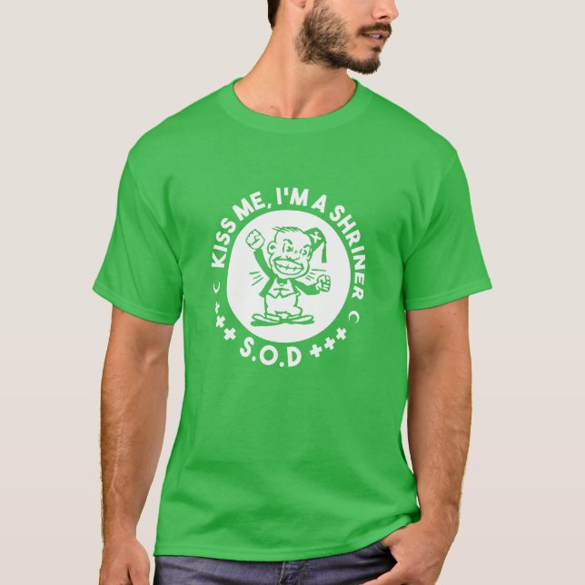 Fighting Shriner - St. Patty's Edition T-Shirt (Front)