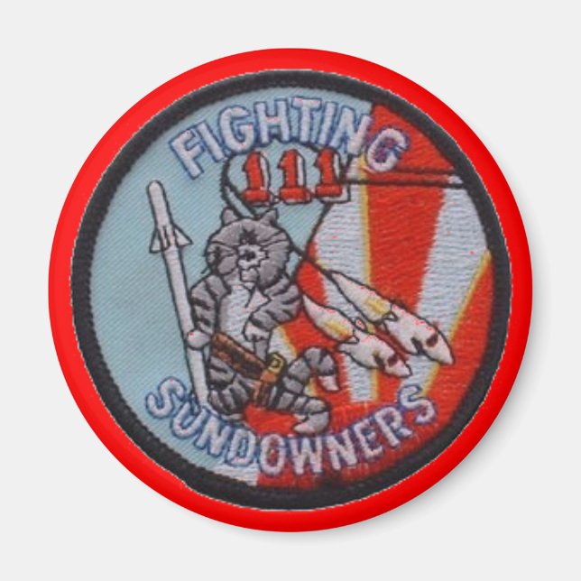 FIGHTING SUNDOWNERS VF-111 MAGNET (Front)