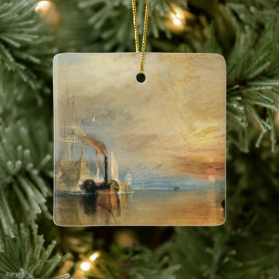 Fighting Temeraire by Joseph Turner, Maritime Art Ceramic Ornament