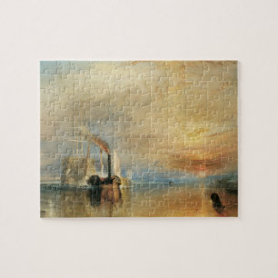 Fighting Temeraire by Joseph Turner, Maritime Art Jigsaw Puzzle