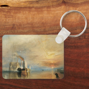 Fighting Temeraire by Joseph Turner, Maritime Art Key Ring