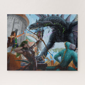 Fighting the Black Dragon Puzzle 520 Pcs