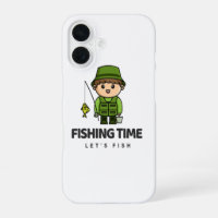 Fighting Time – Let’s Fish iPhone Case