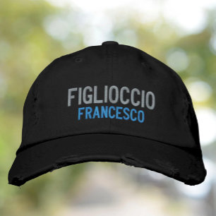 Figlioccio (godson) personalised   embroidered hat