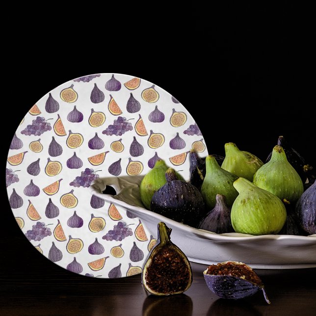 Figs and Grapes, Purple Food  Cutting Board (Creator Uploaded)