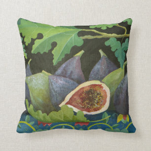 Figs on black 2014 cushion