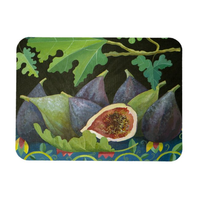 Figs on black 2014 magnet (Horizontal)