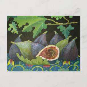 Figs on black 2014 postcard