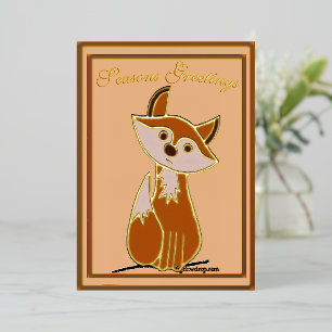 Figs Seasons Greetings Foil Holiday Card