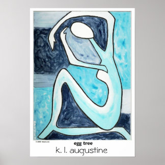 Figurative Art Print 'egg tree' by Augustine